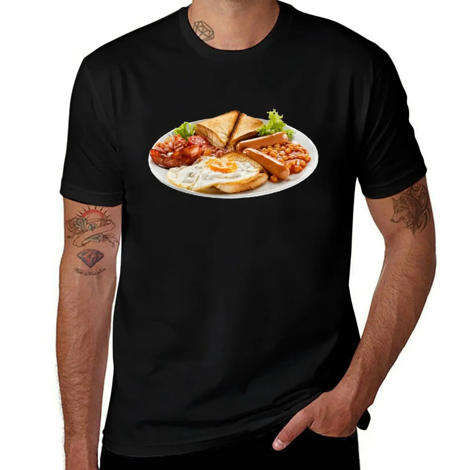 Englisches Frühstück? T-Shirt Basic T-Shirt für den Alltag