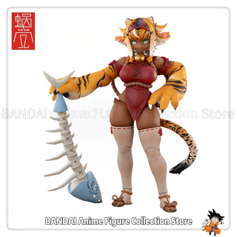 

2026 Pre-sale Original Snail Shell Adventure in Another World RPG-04 Tiger Girl Garu 1/12 15cm Toy Model Ornaments Statue