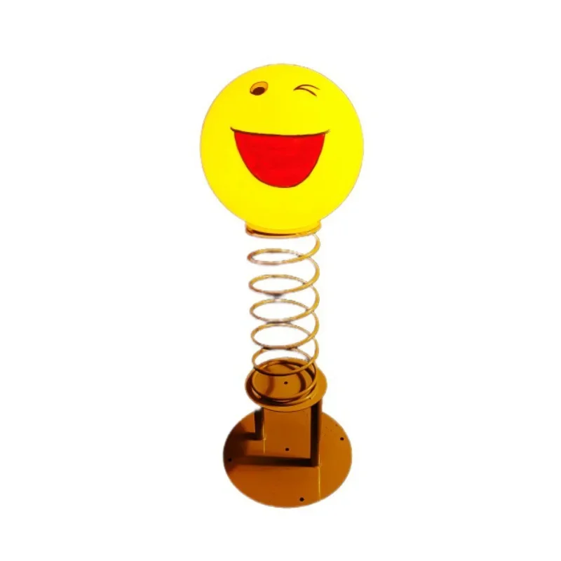 LED luminous emoji Internet celebrity interactive emoji ball jumping Jun Park scenic outdoor smiley face pat lamp