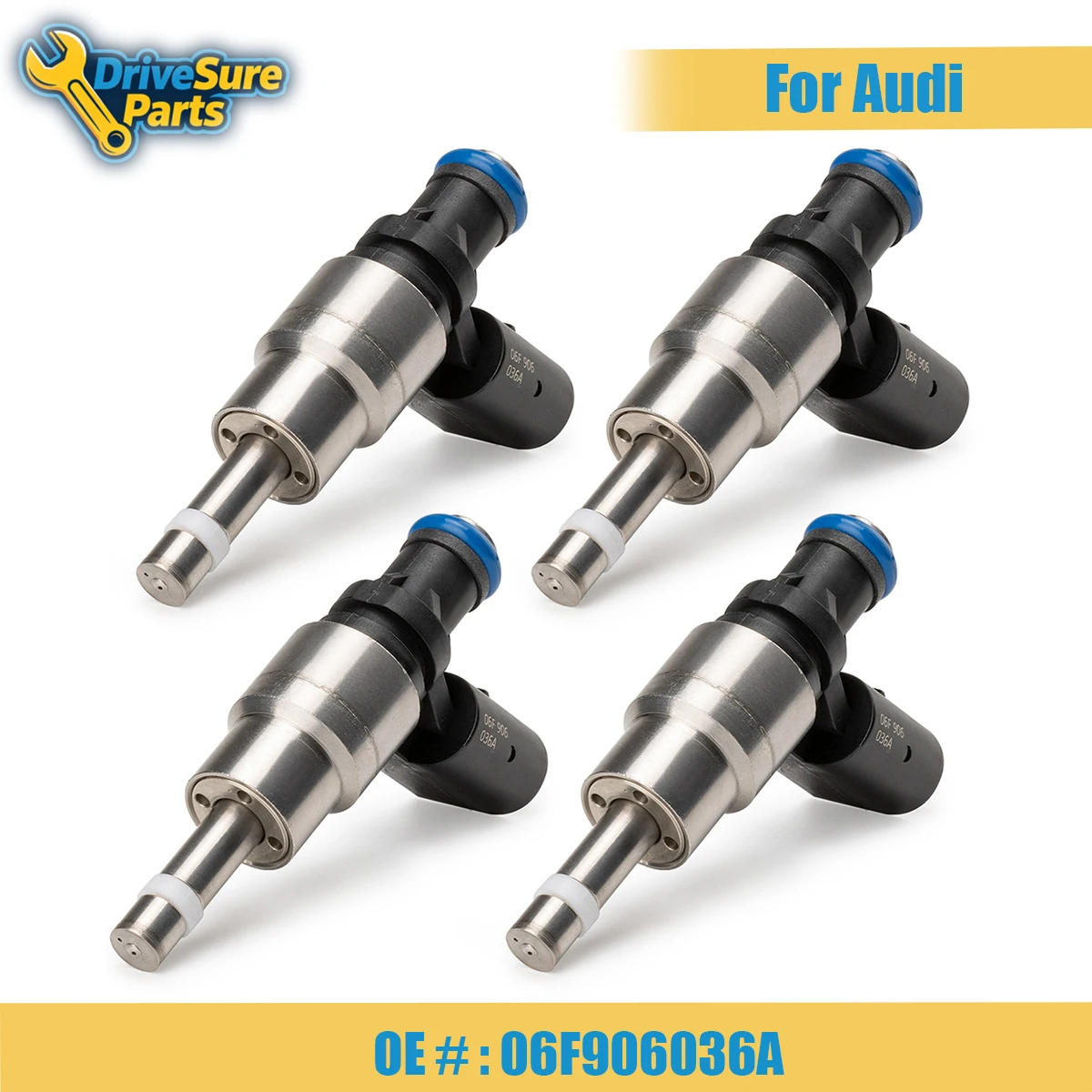 

06F906036A 4PCS Car Fuel Injector 0261500020 For Audi A3 A4 TT VW Jetta Passat 2.0T FSI Fuel Injecti Car Accessories
