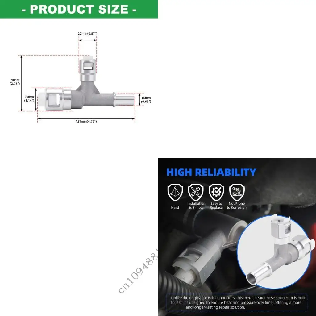 

Upgraded 800 414HP Engine Heater Hose Coupler produced For Chosen American Brand Vehicles Construction