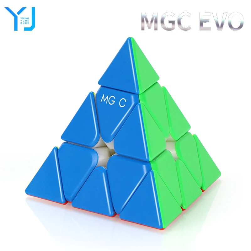 YJ YongJun MGC EVO Pyraminx Magnetic Special Magic Cube Professional 3x3 Pyramid Speed Puzzle Children Toy Speedcube Magico Cubo