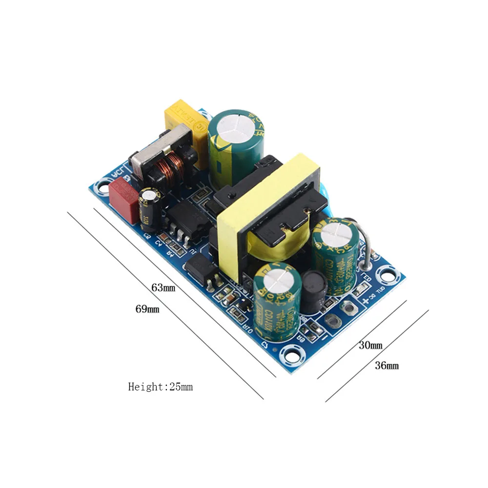 

AC-DC 12V2A 24V1A 24W Switching Power Supply Module Bare Circuit 100-265V to 12V 2A Board for Replace/Repair 24V1A