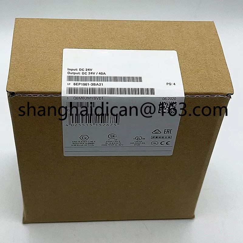 

6EP1961-3BA21 New optional module redundant module
