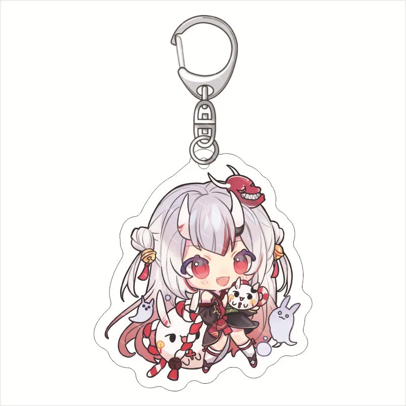 Anime Fashion Hololive Vtuber Figures Cosplay Keychain Inugami Sakura chaveiro cambio chaveiro feminino Suisei Acrylic Key GiftS