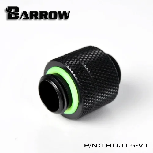 Barrow biały czarny srebrny złoty G1 / 4 "z męskiego na męskie złącza obrotowe/przedłużacze (15-16.5mm) PC układ chłodzenia wodą THDJ15-V1