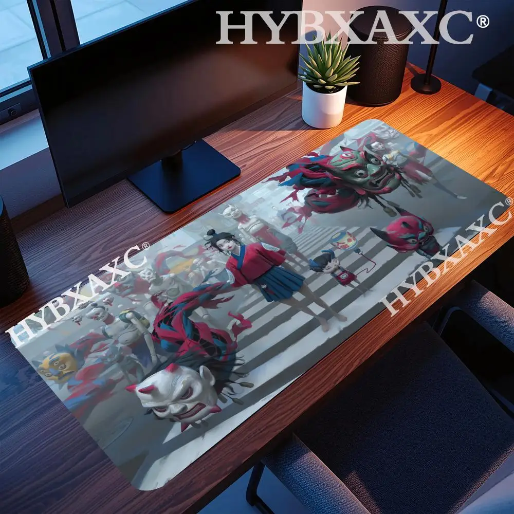

HYBXAXC Yokai Fantasy Gaming Mouse Pad Durable Rubber Mouse Pad with Anti-Slip Base, Ideal for Daily Office Work and Gaming