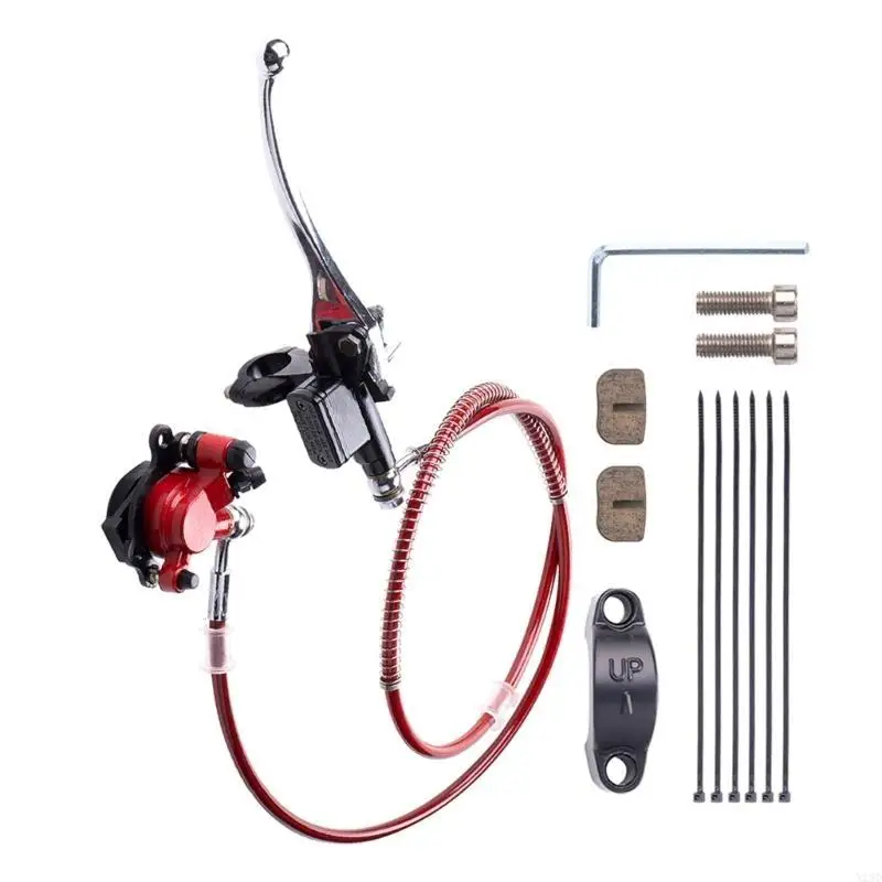 

X13D Rear Disc Brake Mastered Cylinder Caliper with Brake Pad Assembly for 2 Stroke 47CC 49CC Chinese ATV Dirt Bike