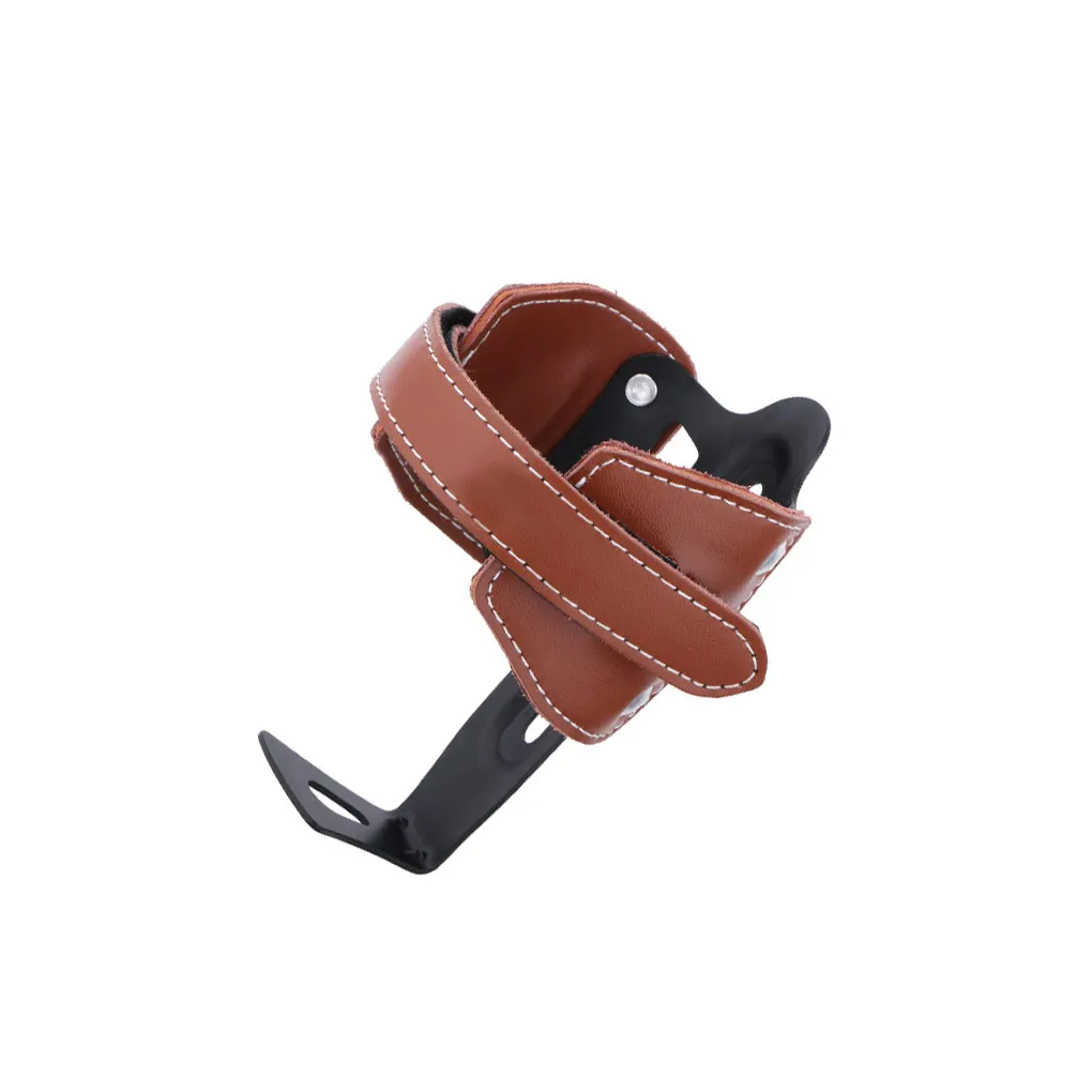 Water Bottle Holder Cage Bracket Anti-scratch Cowhide Cycling Accessories Paste Type Riding  Equipment Storage Rack