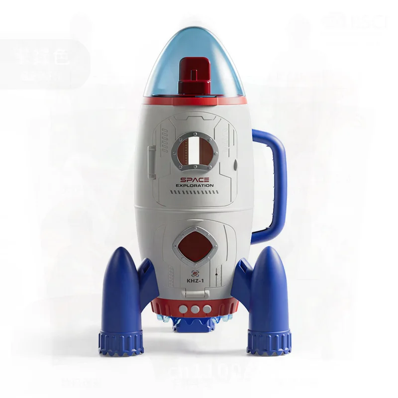 Детская игрушечная модель космической ракеты с костюмом космонавта — образовательный научный подарок для мальчиков, 3D виртуальная модель на день рождения, пластик