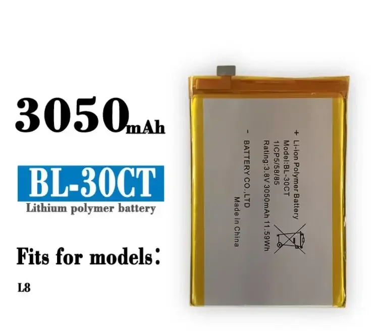 high-quality products For Tecno L7 Mobile Phone BL-30CT New Large Capacity Lithium Battery Built-in Battery