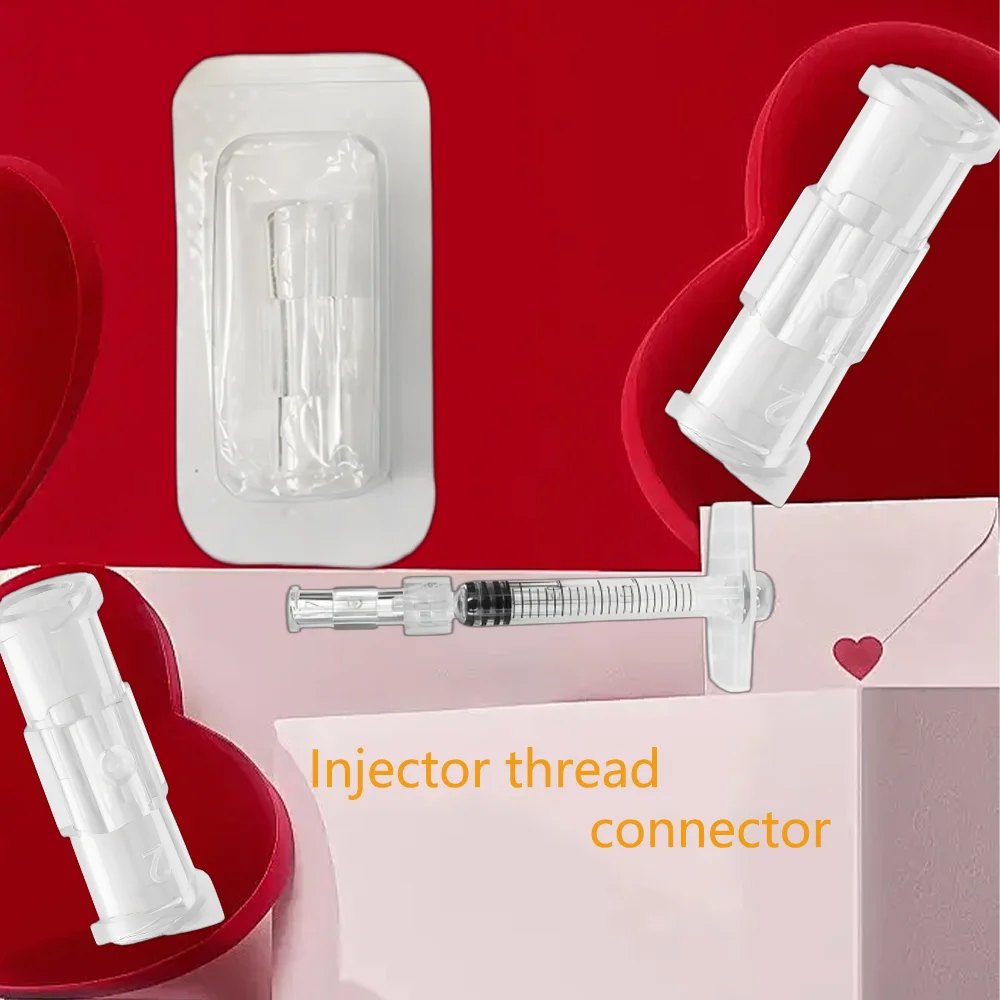 Luer Thread Connector Pp Material Transparent Syringe Double-Way Connector Easy And Durable Use In Sterile Environment