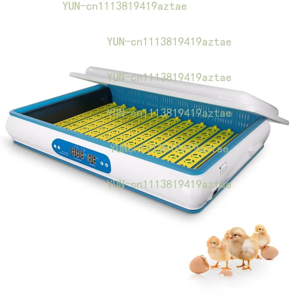 Egg Fully Automatic Incubator, 140W Digital Poultry Hatcher with Auto Turning, 98% Hatch Rate for Chicken Duck Quail Goose