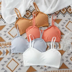 Sexy Bra Top Women's Push Up Lingerie Female Bralette Removable Pad Thin Fashion New Wireless Small Chest Cute Active Bra