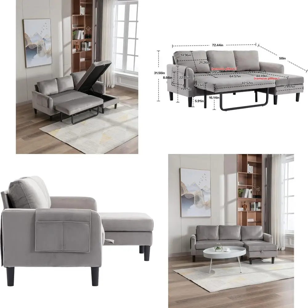 Upholstered L-Shape…