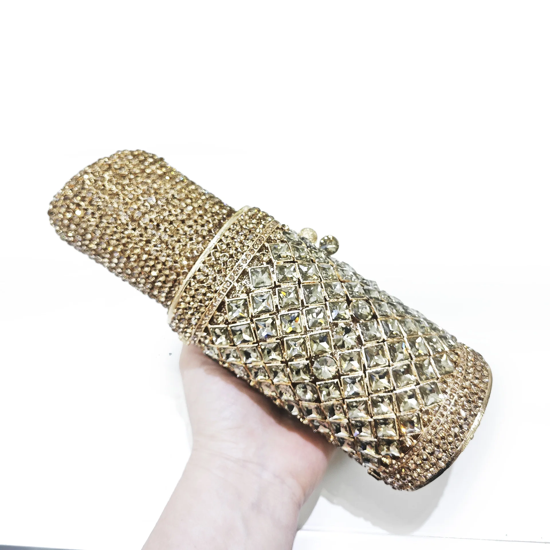 dinner clutch  women's high-end light luxury diamond-encrusted dress crystal chain shoulder bag fashion banquet