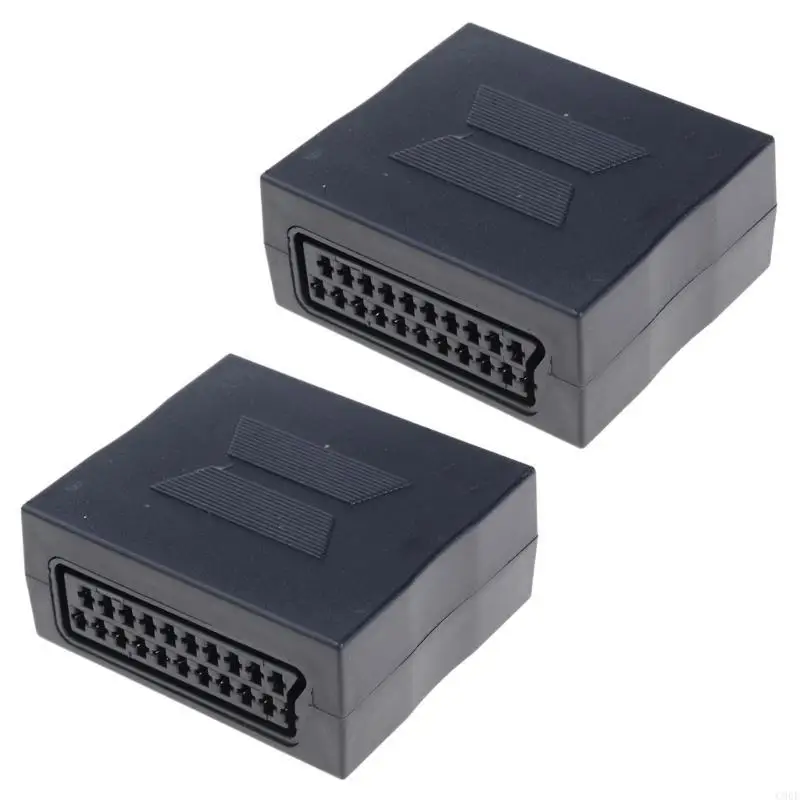 C90F Eficiente 21 PIN Adaptador do acoplador feminino para fêmea conector marceneiro para melhorar a experiência auditiva