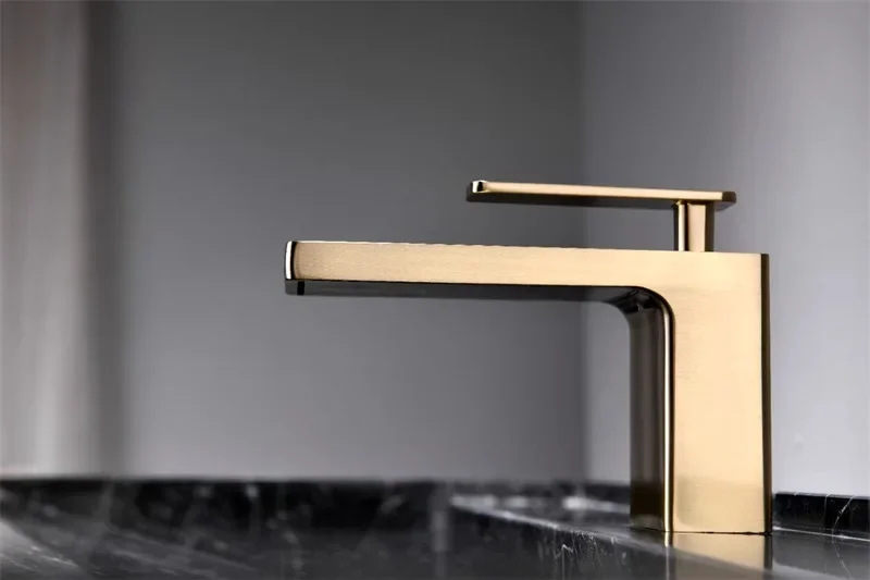 حوض تحت الطاولة صنبور ساخن وبارد، حوض غسيل بفتحة واحدة، شلال مربع لاسكين، صنبور 30665 #3