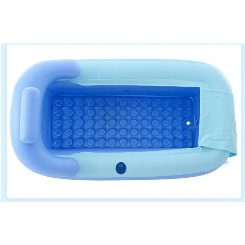 Inflatable Portable Bathtub PVC Inflatable Pool Foldable Spa Bathtub Basin Bathtub for Adults Children Bath