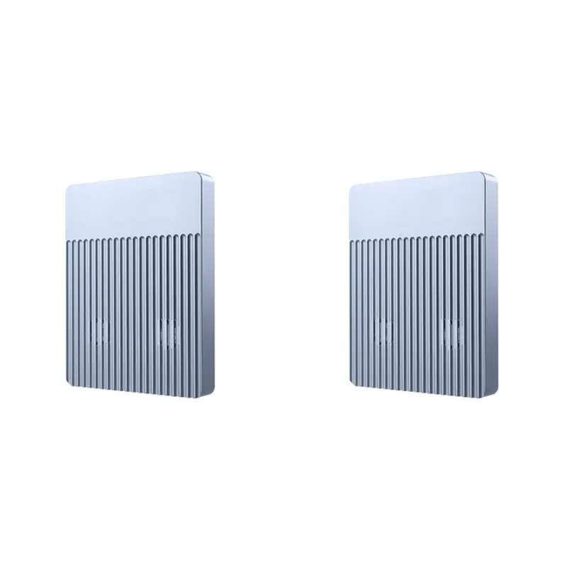 2X 4 Disk M.2 Nvme SSD Enclosure With Cooing Fan 10Gbps USB 3.2 Gen 2 To Nvme M.2 M-Key SSD Case For 2280 Nvme US PLUG-Y41A