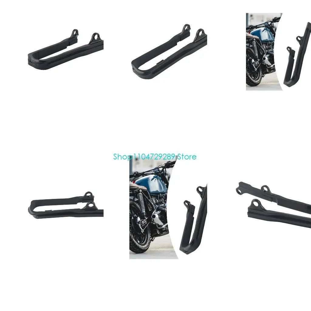 D8KE Chain-to-Swingarm Contact Pad for DRZ 400 Motorcycle Maintenance, Plastic Replacement Part with Curved Guide Features and