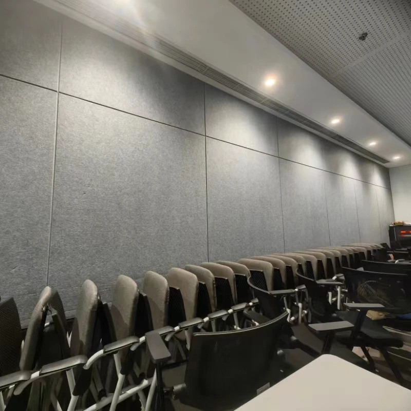 wall decor 9mm noise reduce polyester acoustic soundproof panel polyester felt acoustic panel paneles acusticos de pared