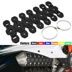 Motorcycle Heat Shield Exhaust Protective Cover For KTM HUSQVARNA HUSABERG YAMAHA SUZUKI GAS-GAS BETA HONDA KAWASAKI 125-500