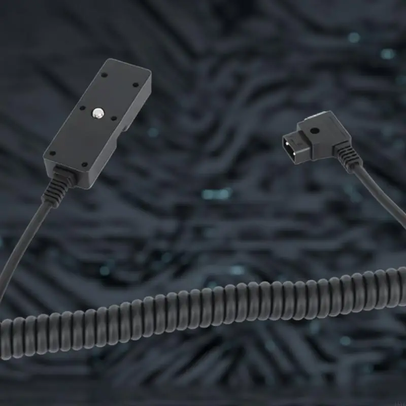 Heavy Duty V Mount Power Distribution Cable Dtap To Type C With 3 Output For Film Equipment And Mobile Devices