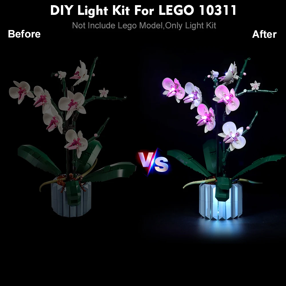 Vonado LED Licht Kit für 10311 Vegetation Bausteine Set (NICHT Enthalten die Modell) Ziegel Spielzeug für Kinder