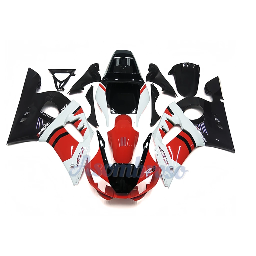 Custom ABS Fairings Kit For Yamaha YZF-R6 1998 1999 2000 2001 2002  Motorcycle Bodywork Replacement Parts