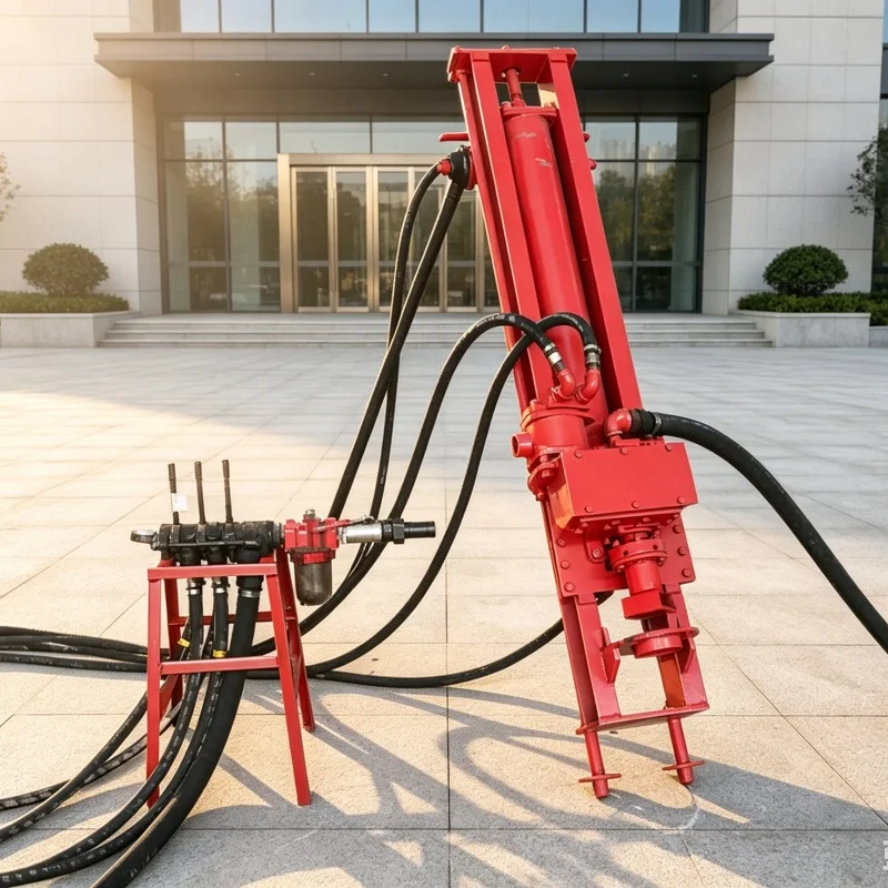 Customized Small Split‑type Tripod DTH Drilling Rig, Pneumatic Rock Drilling Equipment for Mine Blasthole Rock Drilling