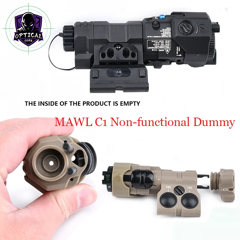 

WADSN OGL Laser Nylon Dummy Non Functional Plastic Battery Empty Box Installation 20mm Picatinny Rail On Gun Laser Decoration