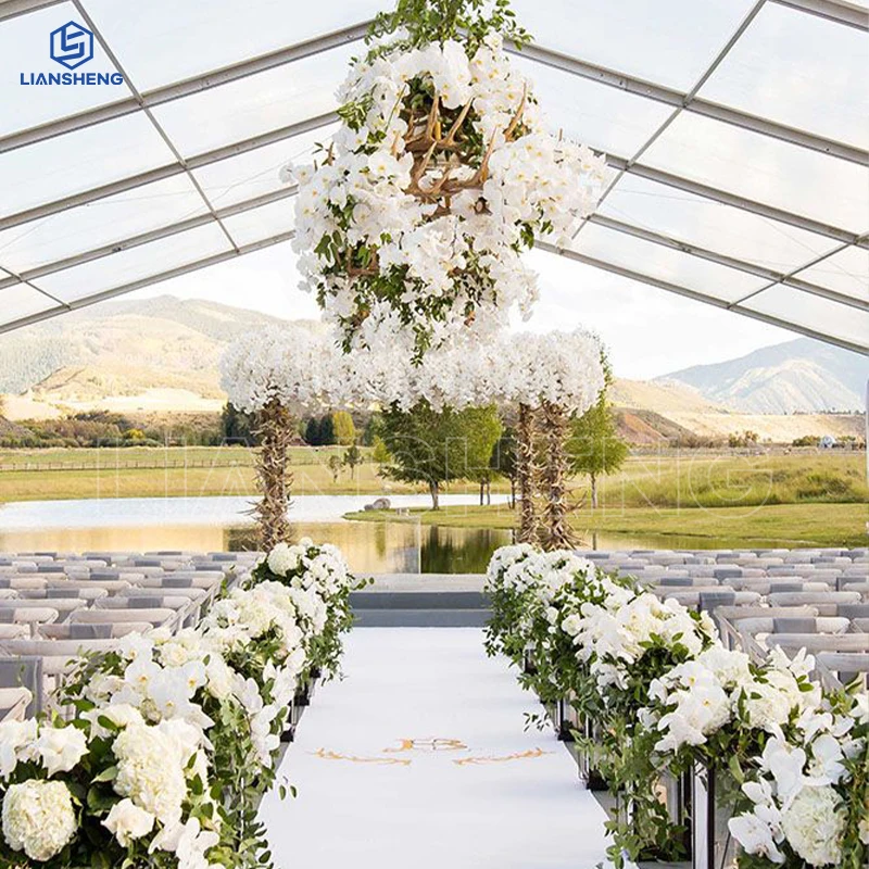 Hot Sale Aluminium Transparent  Frame Outdoor  Exhibition Tent White Event Tent