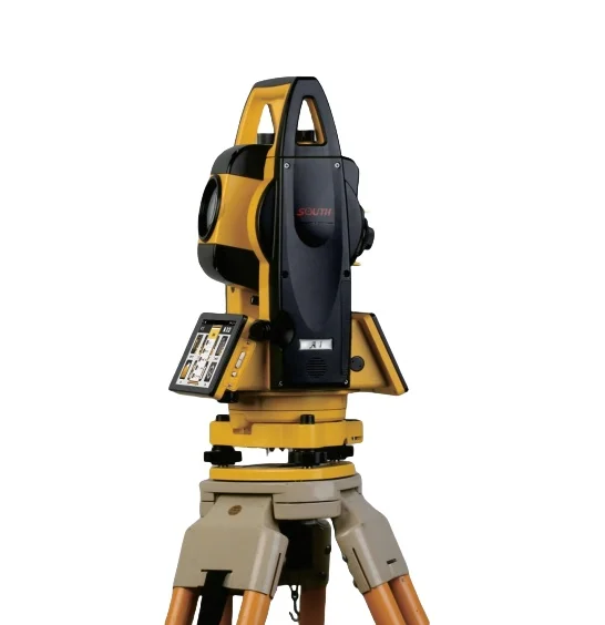 SOUTH A1 Totalstation mit 1'' oder 2'' Genauigkeit und 1000 m reflektorloser EDM-Android-Betriebssystem, ikonische integrierte Software für Vermessung