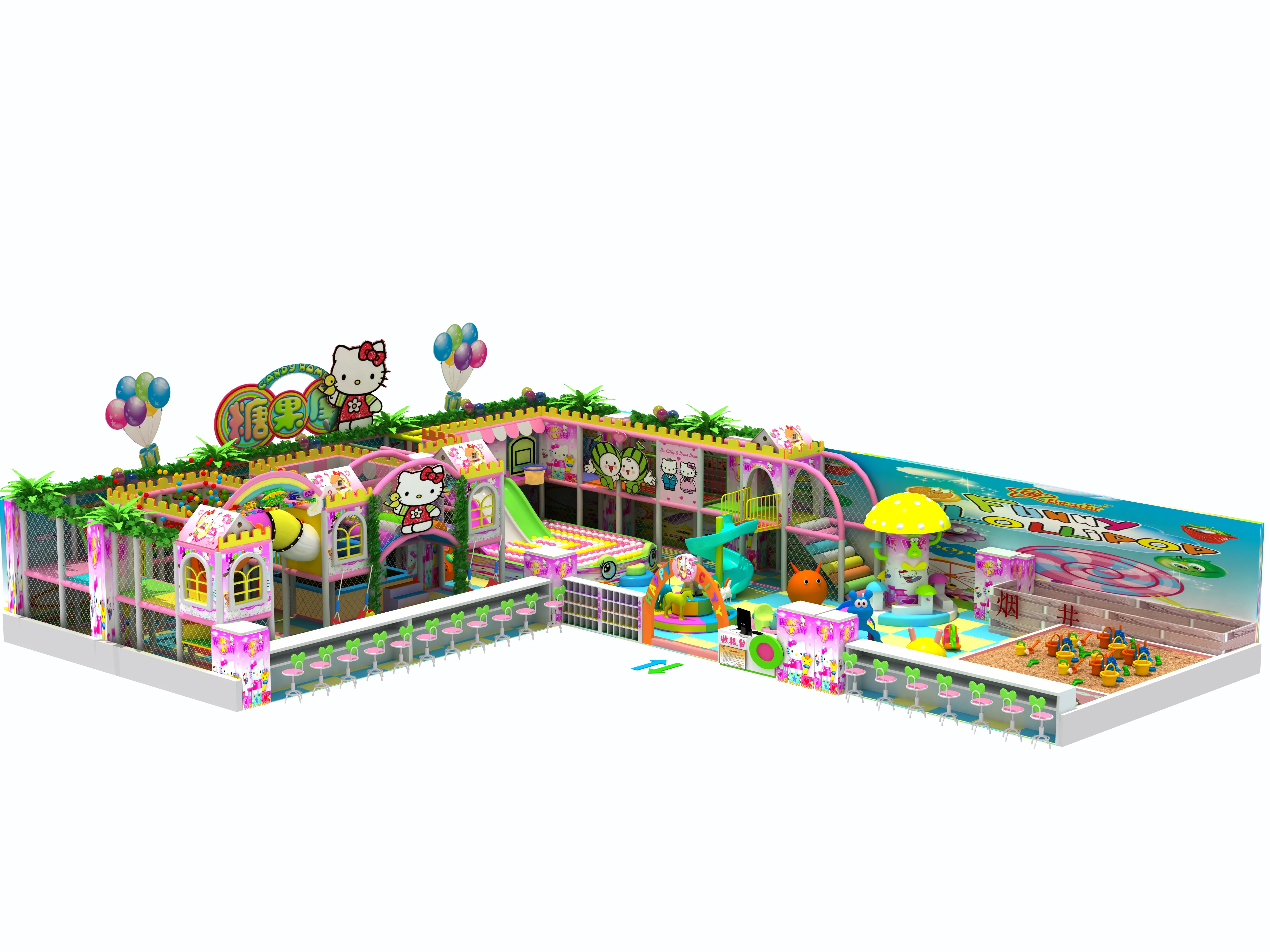 Indoor Playground Equipment Nontoxic Children Indoor Naughty Castle Top Quality Soft System