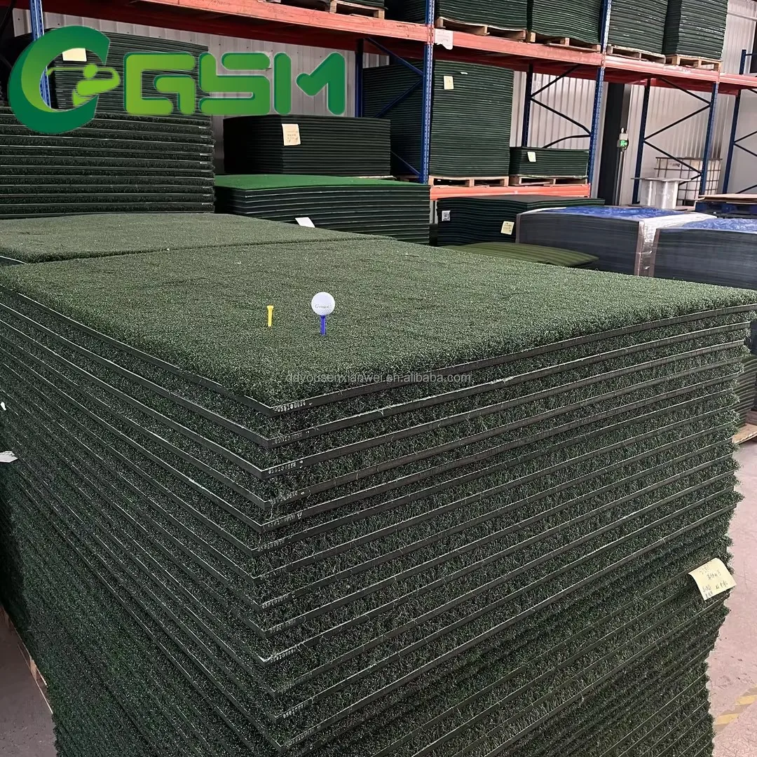 GSM 40MM  Premium High-Density Tee Turf Mat - Real Grass Like Striking Feel, Any Position Tee Holder