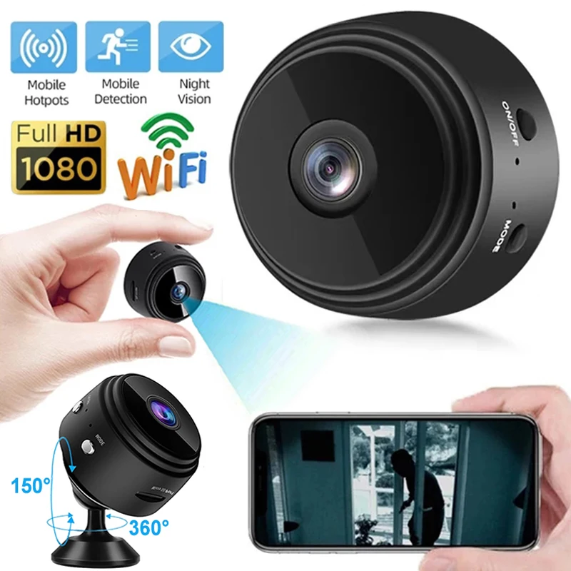 

A9 Mini Camera 1080P IP Camera Smart Home Security Night Vision Magnetic Wireless Camcorder Surveillance Cameras Wifi Camera