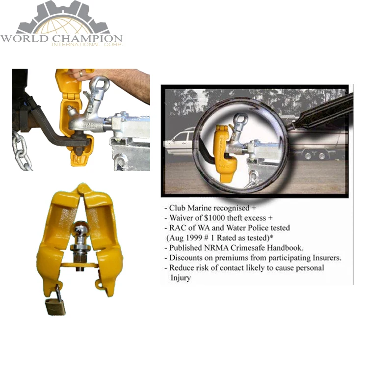 Detachment Trailer Hook Helmet Lock Dual Lock Connection System Lock Speedboat RV Special Parts