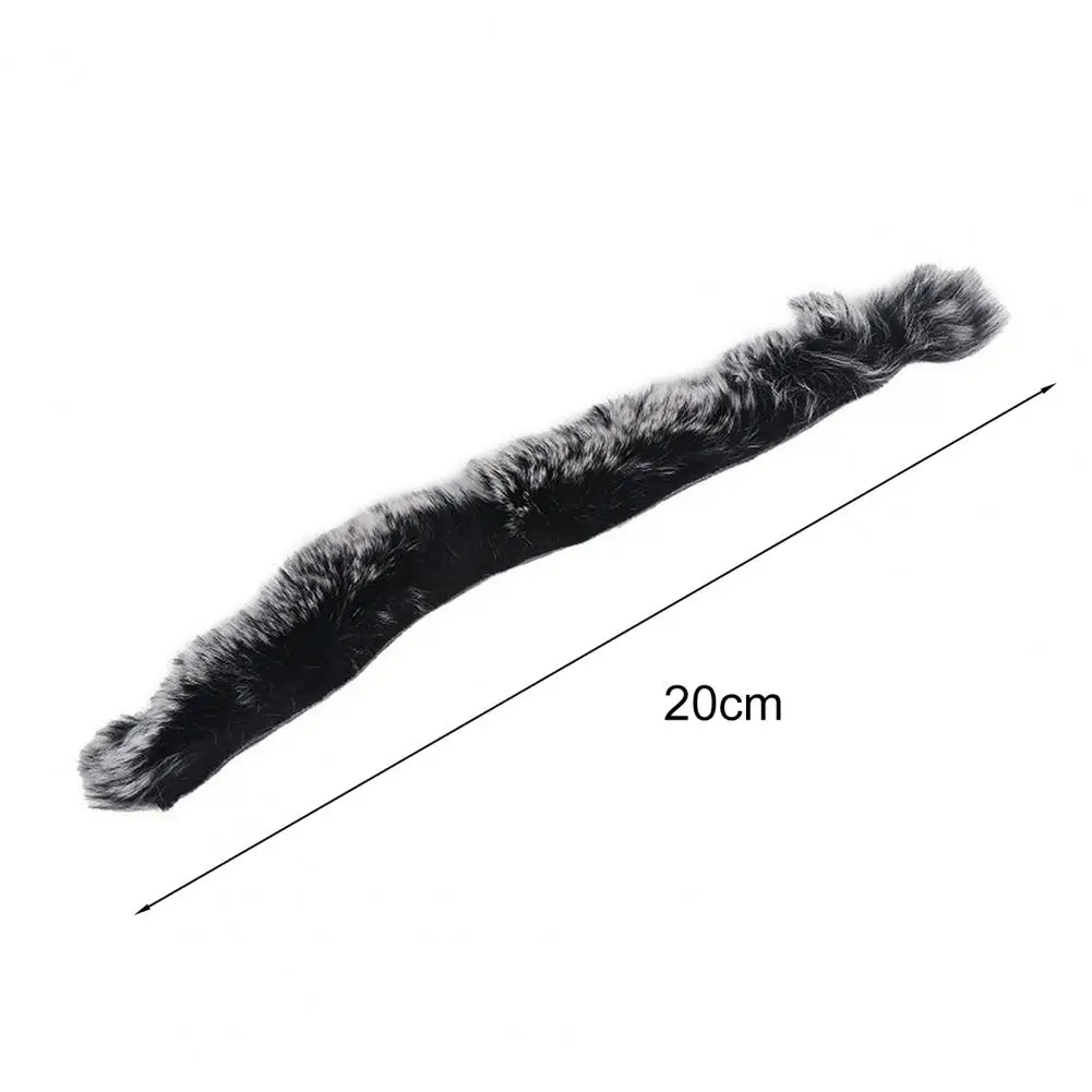 Bow String Dampeners Soft Touch Fuzzy Rex Rabbit Fur Archery Bow String Silencers for Recurve Traditional Hunting Bow Stabilizer