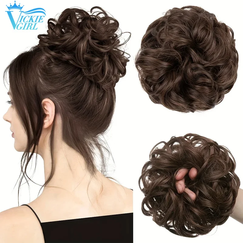 100-cabelo-humano-bun-6-polegadas-extensoes-baguncado-encaracolado-elastico-cabelo-scrunchies-cabelo-humano-chignon-donut-updo-pecas-de-cabelo