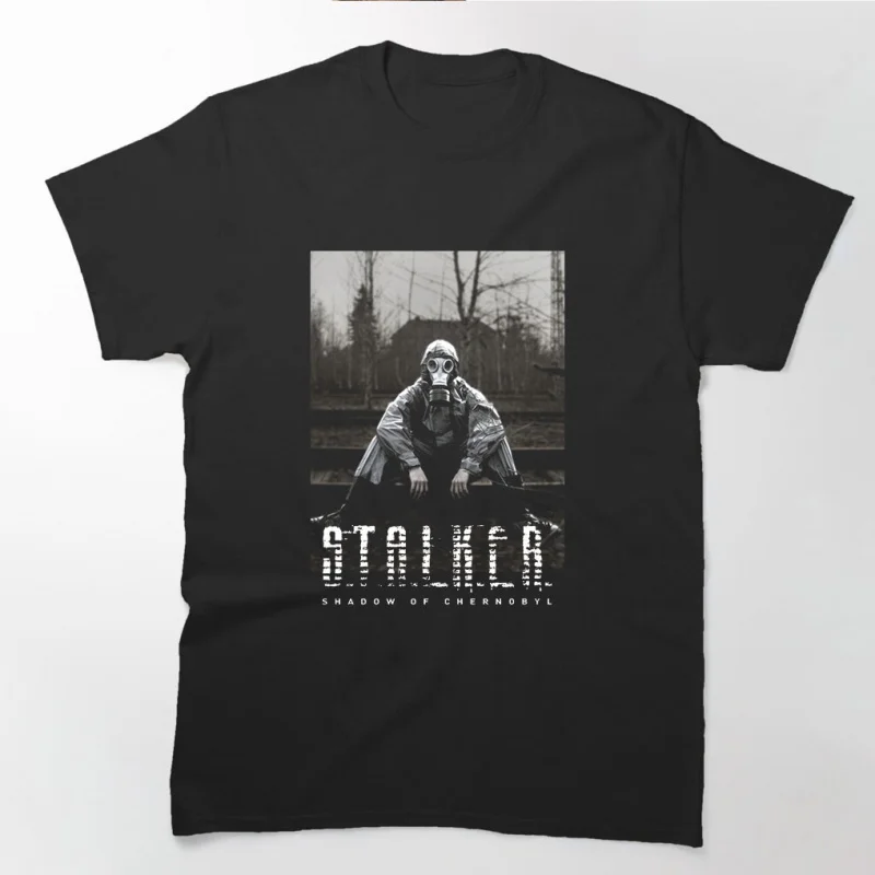 

S.T.A.L.K.E.R. 2 Shadow of chernobyl 0813 Danger exclusion zone gift t shirt Videogame Stalker Graphic Clothes All size Tops