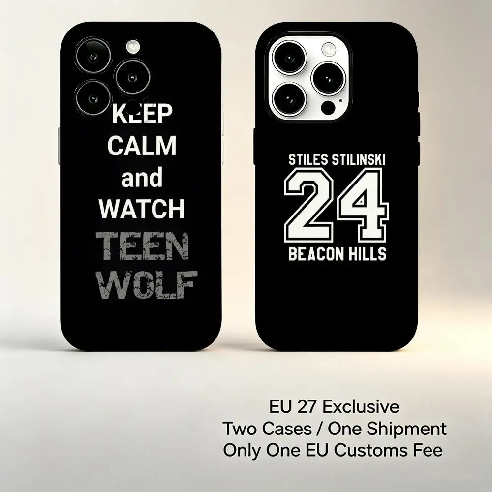 Чехол для телефона Teen Wolf Stilinski 24, новый, для iPhone 17 16 15 14 13 12 11 Pro Max X XR XSMax Plus, глянцевая пленка, жесткий ПК-чехол