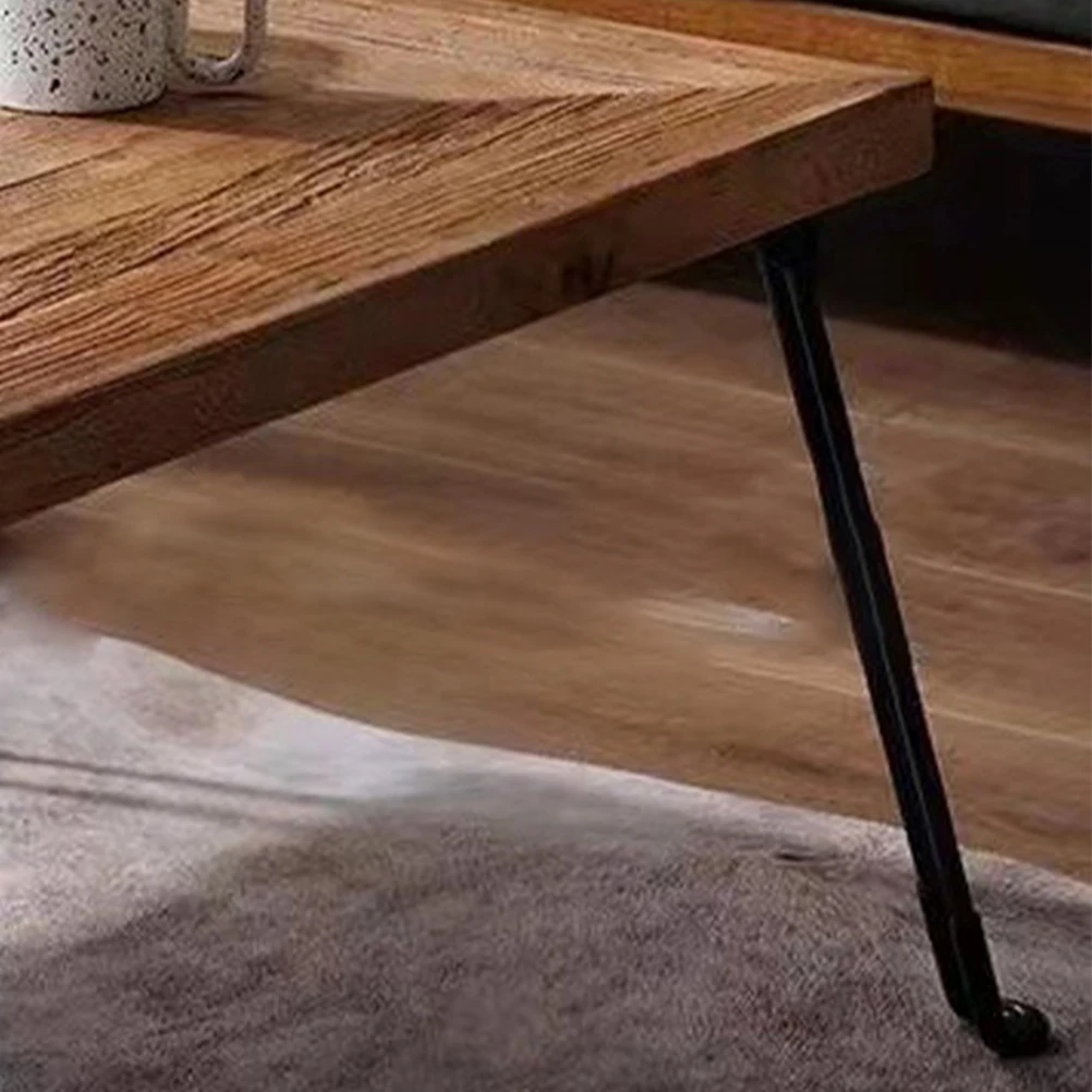 

2pcs Folding Sturdy Iron Wear resistant Coffee Home Computer Desk Metal Desk Legs Wear Resistant Table Legs Metal Furniture Leg
