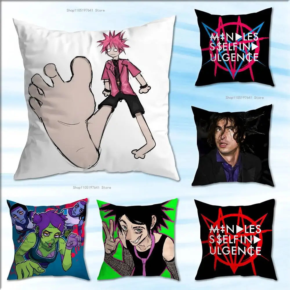 

M-Mindless Self Indulgence Jimmy Pillow Case cartoon anime peripheralsBedroom Sofa Decorative Cushion Cover Soft Cushion Cover