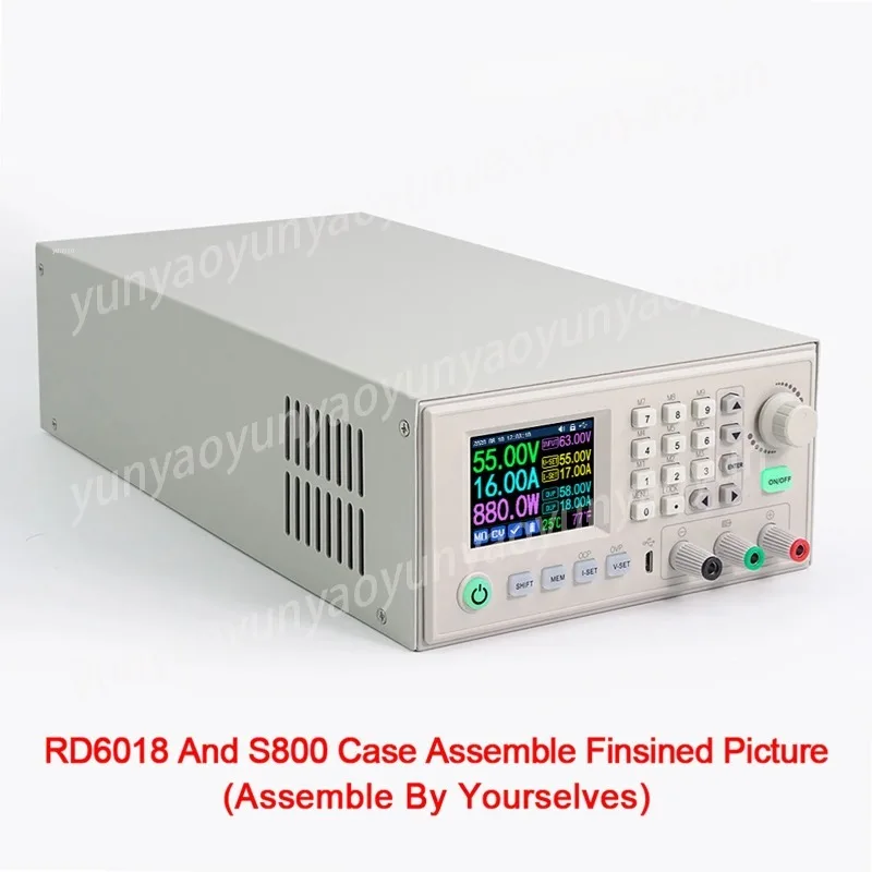 Power Supply S800 Digital Powersupply Outcase Voltmeter Housing Suitable for RD6012/RD6012W/RD6018/RD6018W S800-65 Power Supply