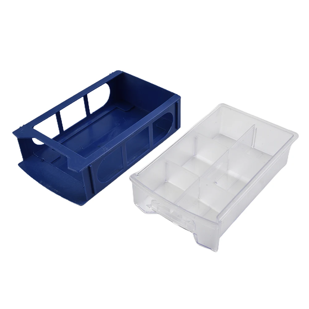 1Pcs Stackable Plastic Transparent Hardware Parts Storage Boxes Component Screws Toolbox For Storing Hardware Crafts