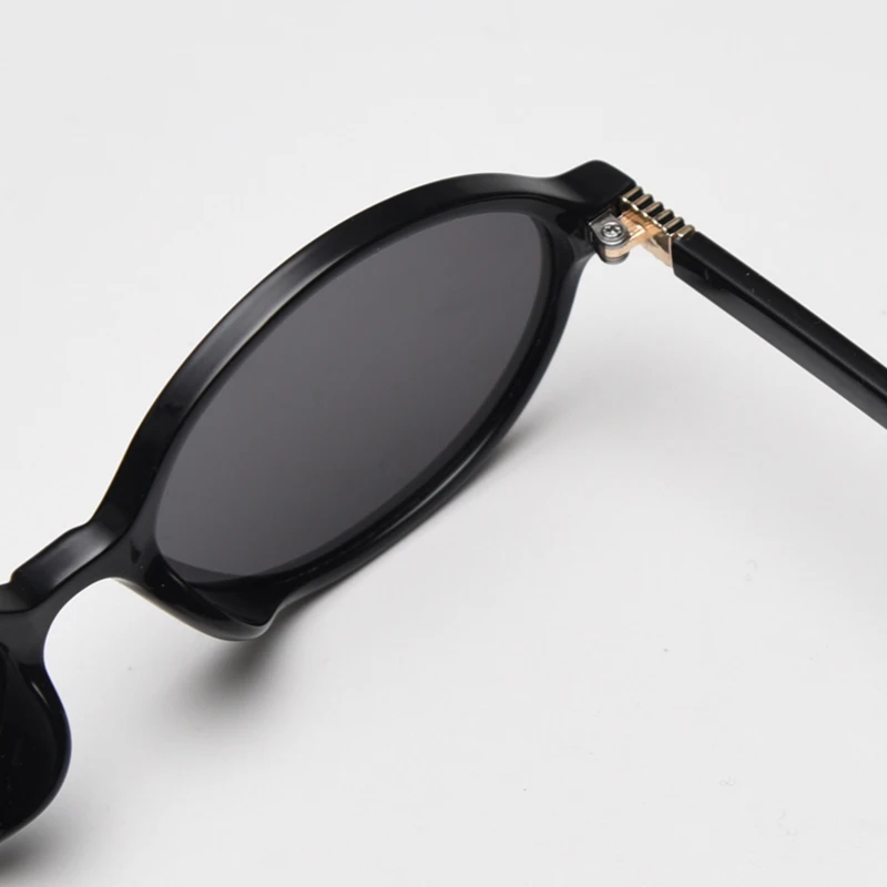Peekaboo Kleine runde Sonnenbrille, polarisiert, für Herren, koreanischer Stil, Unisex, ovale Sonnenbrille für Damen, Retro, Vintage, TR90, Acetat, für Herren – Detail 13