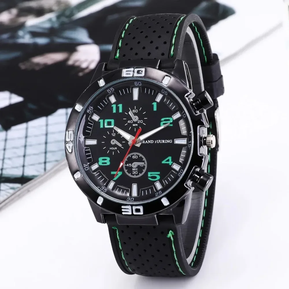 Brand Quartz Men Watches Reloj Hombre Luxury Male Clock Sport Mens Watch Fashion Silicone Strap Student Wristwatches Gift image 6