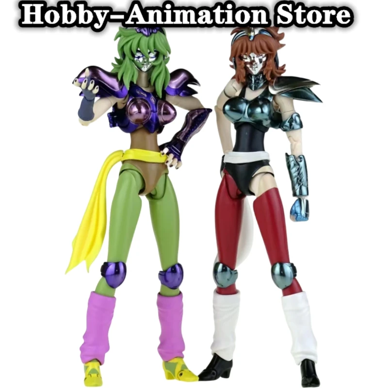 [ In-Stock ] GoodTony Saint Seiya Myth Cloth EX Aquila Eagle Marin Ophiuchus Shaina Silver Action Figure Knights of Zodiac