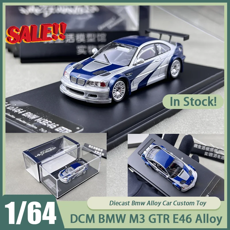 

Новый в наличии Dcm 1:64 Bmw M3 Gtr E46 Need For Speed Car Alloy Miniature Diecast Bmw Новые украшения на заказ Игрушки Детский подарок